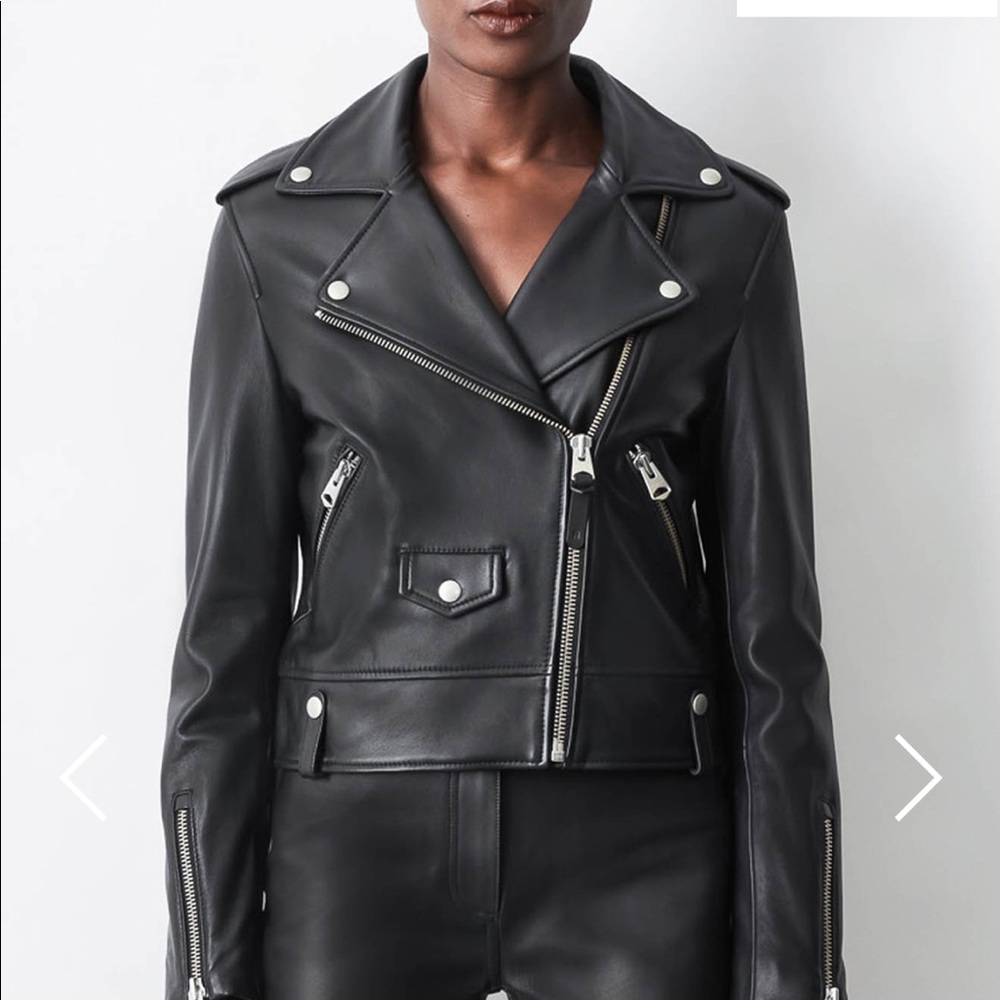 Mackage Baya Leather Jacket M